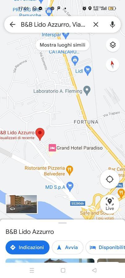 B&B Lido Azzurro Catanzaro Exteriör bild